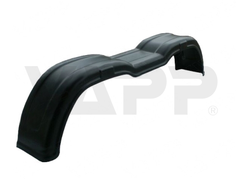 Blatník tandemový plast š220/v349/d1462 mm prelomený čierny