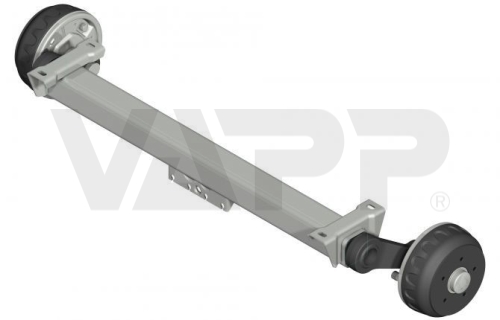 Náprava KNOTT VGB 13 (1350 kg) b=870 mm, c=1355 mm, 200x50, 100x4