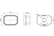 Fristom FT-001 LED, svietidlo obrysové (3)