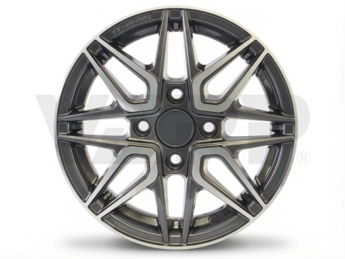 Disk Alu 5,0Jx13 H2 ET30 (100x4) Sunny Grey Diamond