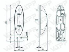 Svietidlo doplnkové obrysové LED Jokon SPL 2011 PR (9-32V), QS150 (4)