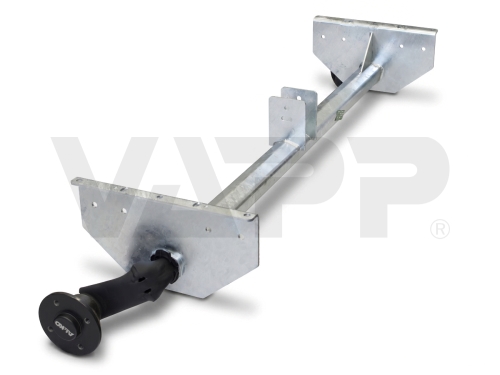Náprava AL-KO UBR 700-5 (750 kg) a=1320 mm, c=1640 mm, 100x4, (Sacher)