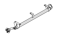Náprava KNOTT VG 7 (750 kg) b=1125 mm, c=1615 mm, pätky 125 mm, 100x4
