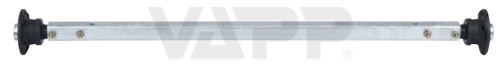 Náprava AL-KO Starr Plus LS (750kg) a=1400 mm, c=1830 mm, 100x4