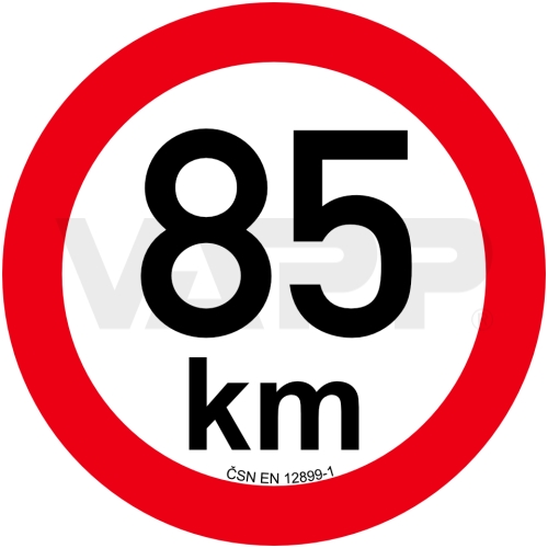 Obmedzenie rýchlosti 20 km retroreflexné pr. 200 mm