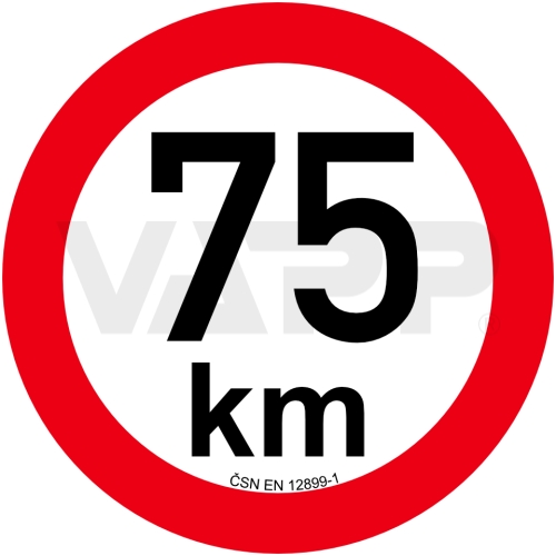 Obmedzenie rýchlosti 20 km retroreflexné pr. 200 mm