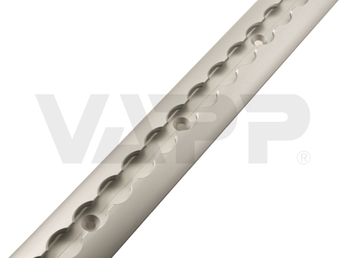 Kotviaca lišta 5503 AirLine 50x12 mm, materiál AL, dĺžka 3000 mm, montážnei otvory, elox
