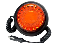 Magnetický LED maják Fristom FT-100 MAG, oranžový, nízky, kábel 3 m (1)