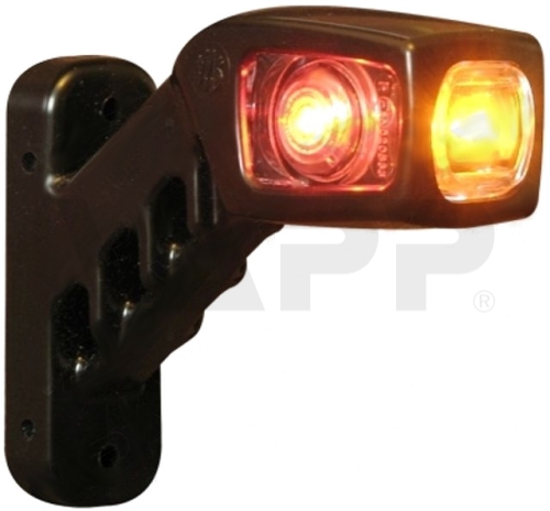 Svietidlo doplnkové obrysové LED WAS W49/241P, 12-24V, 135 mm