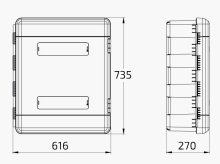 Daken Dual box 530 x 700 x 229 mm (3)