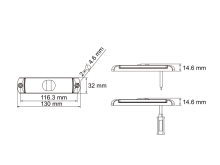 Lucidity 26251 svietidlo obrysové LED, QS150 (3)
