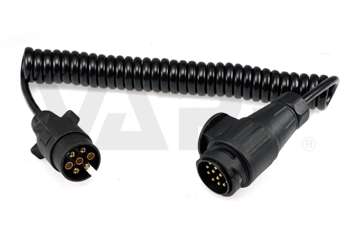Propojovací kabel o délce 3,2 m spirálový, 1x zástrčka 13 pól, 1x zástrčka 7 pól
