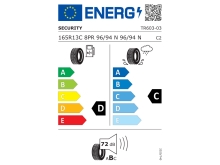 Koleso 165 R13 C 96/94N Security TR603 M+S, 4,5J, ET30, 112x5 (2)