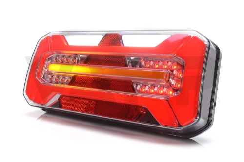 Združené svetlo WAS W184DD LED 12-24V, P, BL/BR/KO/ ML/CO, baj7, dyn. smerovač IP66/68