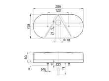 Združené svetlo Jokon 610, L-BL/BR/KO/CO/ML, baj6 (3)