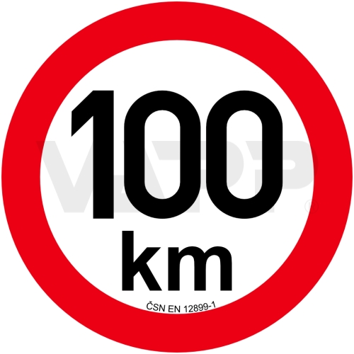 Obmedzenie rýchlosti 20 km retroreflexné pr. 200 mm