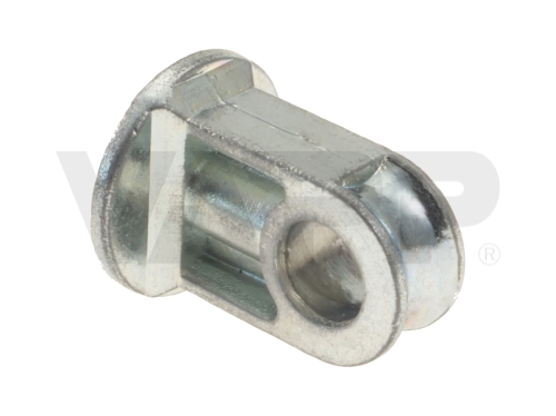Oko k plynovej vzpere BM, pr. 8,6 mm, c=17,5 mm, na závit M6, alu