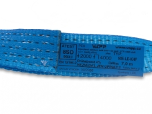Popruh k navijaku 50 mm/7 m (s hákom, do 2000 kg) (2)