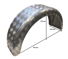 Blatník ALU 14''/220 mm DOMAR (1)