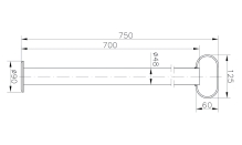 Oporná noha RSR 48/700 Winterhoff (1)