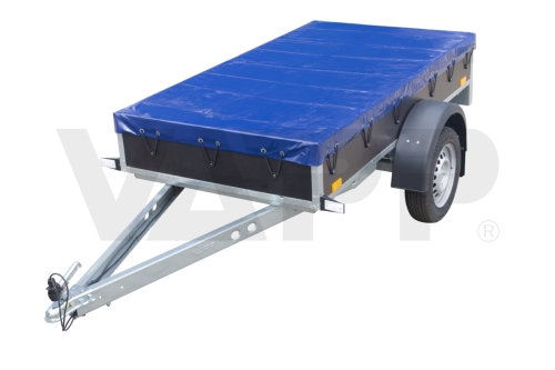 Plachta  ECO 2 přes bočnice modrá RAL 5013 + přísl.