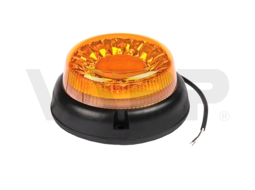 Pevný LED maják Fristom FT-101 3S LED, oranžový, nízky