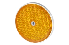 Odrazka oranžová pr. 80 s otvorom - výpredaj Odrazka oranžová pr. 80 s otvorom - výpredaj