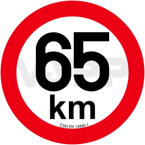 Obmedzenie rýchlosti 20 km retroreflexné pr. 200 mm
