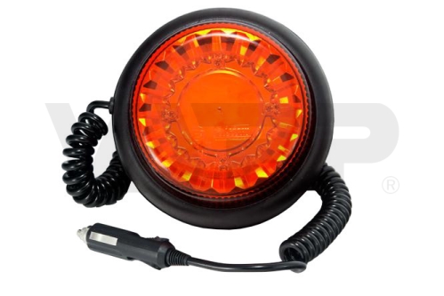 Magnetický LED maják Fristom FT-100 LED MAG, oranžový, nízky, kábel 7,8 m