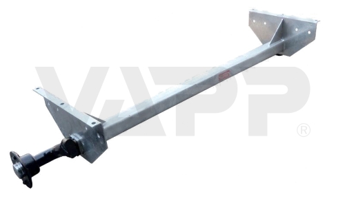 Náprava KNOTT VG 7 (750 kg) b=1480 mm, c=1810 mm, 100x4, pätky 159