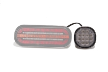Zadné cuviacie LED svetlo Fristom FT-410, 12-36V, kábel 0,5m SS konektor (4)