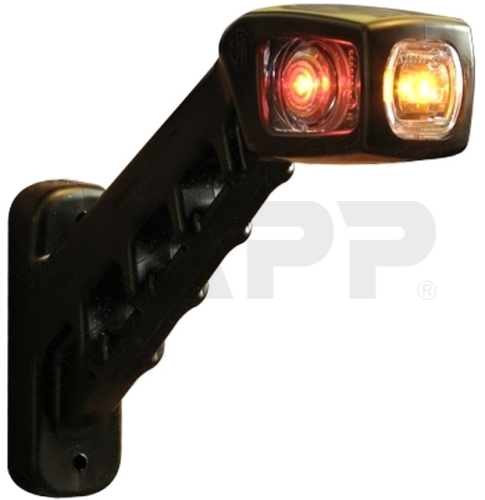 Svietidlo doplnkové obrysové LED WAS W48/238P, 12-24V, 187 mm