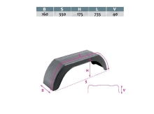 Blatník plast 8''/160 mm DOMAR čierny lomený (1)