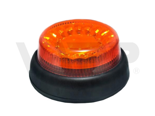 Magnetický LED maják Fristom FT-100 MAG, oranžový, nízky, kábel 3 m