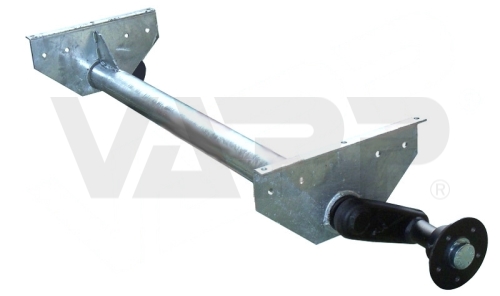 Náprava KNOTT G 13 (1300 kg) b=1320 mm, 112x5, vysoké pätky (Sacher)