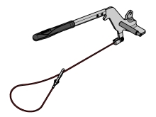 Páka ručnej brzdy KNOTT KFG35 nízka (na plynopružinový zásobník GF) Páka ručnej brzdy KNOTT KFG35 nízka (na plynopružinový zásobník GF)