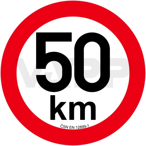 Obmedzenie rýchlosti 20 km retroreflexné pr. 200 mm