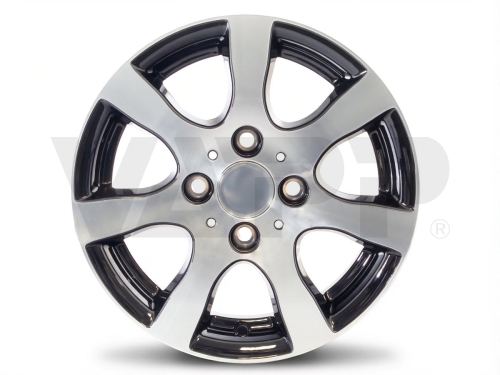 Disk Alu 5,0Jx13 H2 ET30 (100x4) OJ 13-4 Schwarz Poliert