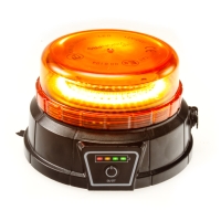 Magnetický LED maják VISIONPRO AKU s diaľkovým ovládaním oranžový (3)