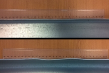 Blatník plechový oblý 13''/200 mm, pozink (2. akosť) (2)