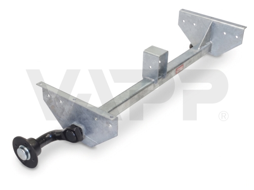 Náprava KNOTT VG 7 (750 kg) b=1237 mm, c=1565 mm, 100x4, pätky 159, Vario/Rapid
