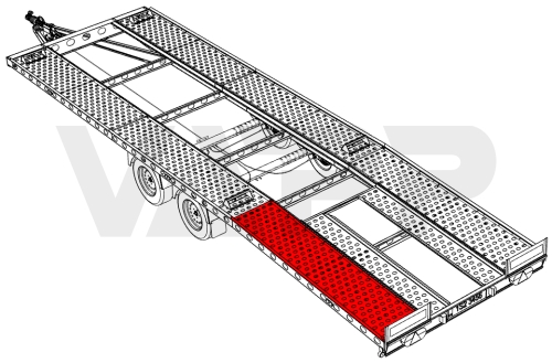 Plech pojazdový VAPP 2506/436 mm (LZ k PAV 3.x/xx/1.96)