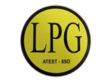 Značenie LPG (ATEST-8SD) - samolepka vonkajšia, priem. 71mm (1)