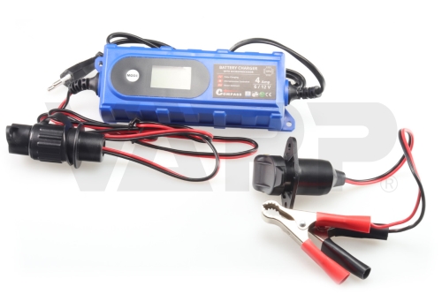 Viacúčelová nabíjačka s redukciou na nabíjanie hydraulických sklápačov LCD displej