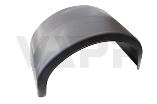 Blatník plast na dvojmontáž š365/v370/d700 mm DOMAR čierny