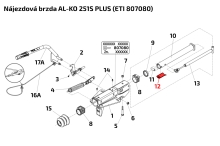 Prídržná vložka manžety na AL-KO 161S,251S,251G PLUS (2)