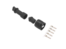 Zástrčka - bajonet VAPP 5-pólový čierny, 1 vývod (Jokon kompatibilná) Zástrčka - bajonet VAPP 5-pólový čierny, 1 vývod (Jokon kompatibilná)
