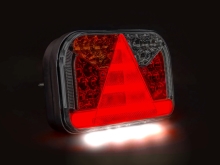 Združené svetlo Fristom FT-170 LED 12-24V, L-BL/BR/KO/CO/ML/RZ - spodné, IP68
