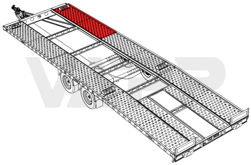 Plech pojazdový VAPP 2506/436 mm (PP k PAV 3.x/xx/1.96)