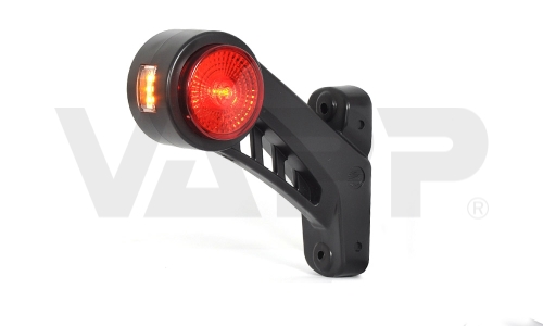 Svietidlo doplnkové obrysové LED WAS W77.2 RF/577 BCL, 12-24V
